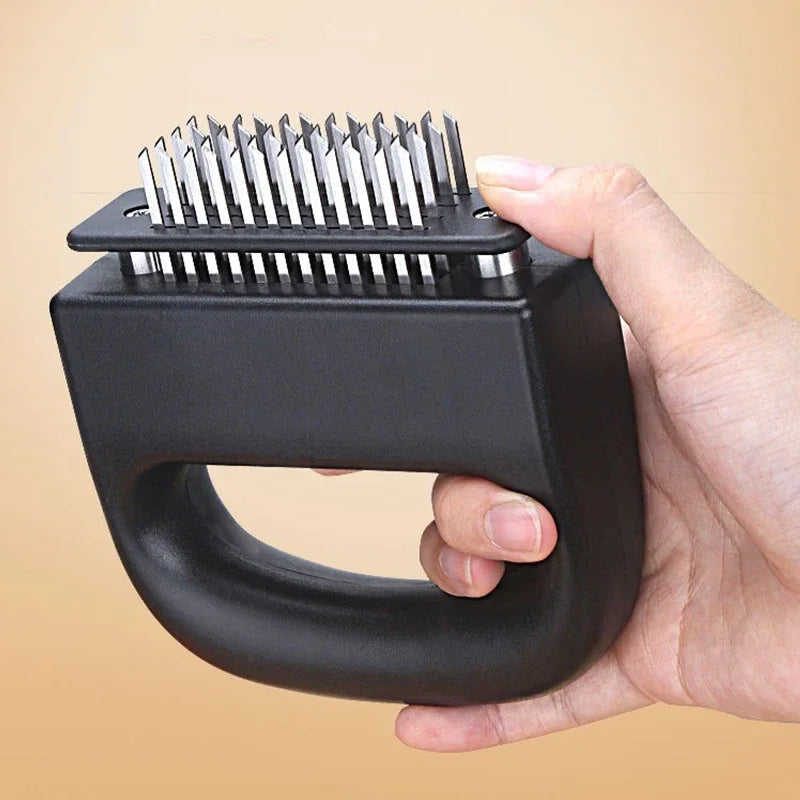 Stainless Steel Meat Tenderizer - Effortless Juiciness & Easy Cleaning 6