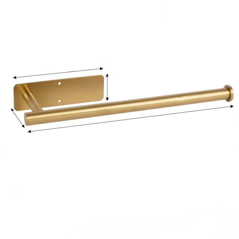 Stainless Steel Paper Towel Holder - No-Drill, Space-Saving Design 9